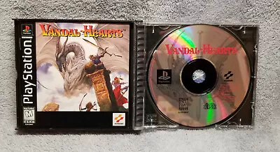 Vandal Hearts - Sony PlayStation 1 - 1997 - PS1 - CIB W/ Reg Card - Black Label • $129.95