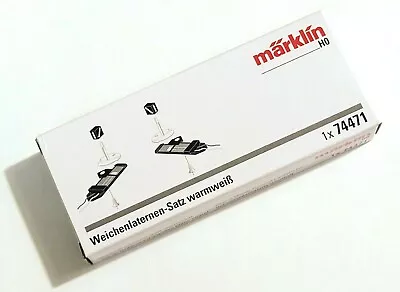 Marklin 74471 C Track Turnout Lanterns Set Of Two Warm White LED New In Box   • $19.99