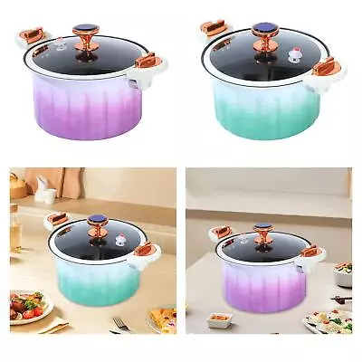 Pressure Cooker Soup Pot Meat Warmer With Locks 10L Cookware Slow Cooker For • $78.41