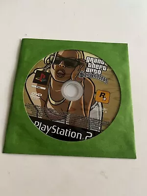 Grand Theft Auto San Andreas PS2 PlayStation 2 Sony PAL Disc Only • $5.49