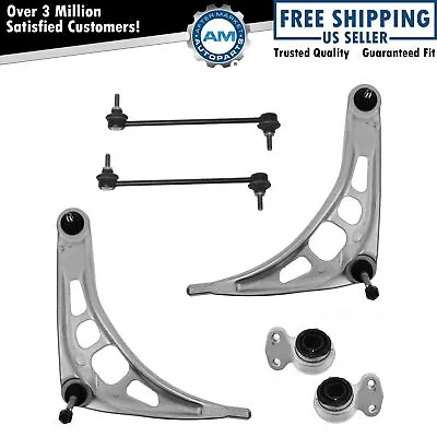 Control Arm Sway Bar Link Bushing Front Lower Kit Set Of 6 For BMW 3 Series E46 • $158.99