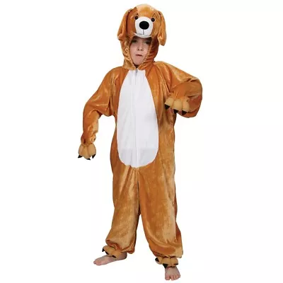 Child PUPPY DOG Fancy Dress Outfit Animal Kids Pet Costume Book Week Age 3-13 • £12.95