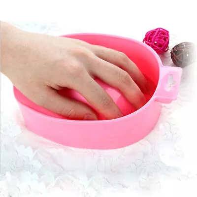 Nail Art Tips Finger Soak Off Bowls Manicure Remover Hand Nail Spa Wash Bowls • $9.59