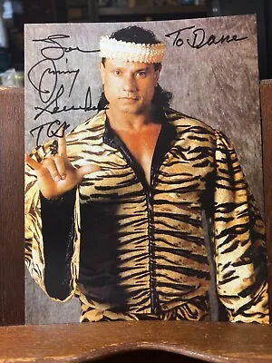 Vintage Wrestling WWF WWE Autograph 9x7 Photograph JIMMY SUPERFLY SNUKA Gift • $32.50