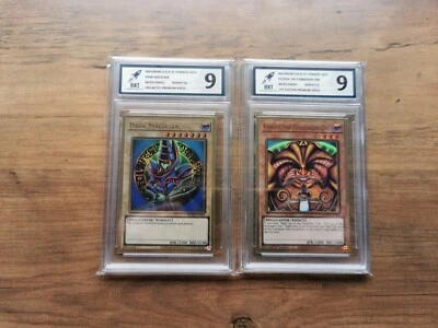£5.50 • Buy Yugioh - Exodia The Forbidden One - MGED + Dark Magician - RKT Grading 9 Mint X2