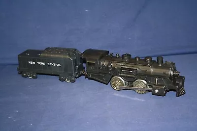 Marx 490 0-4-0 Loco W/Reverse & Light And 4 Wheel (1951) NYC Tender Pair Is EX++ • $22.95