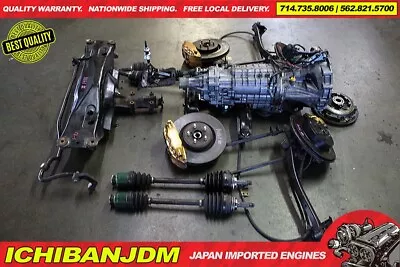 $6995 • Buy JDM Subaru WRX STi MANUAL TRANSMISSION SWAP NON-DCCD V7 EJ207 BREMBO BRAKES DIFF