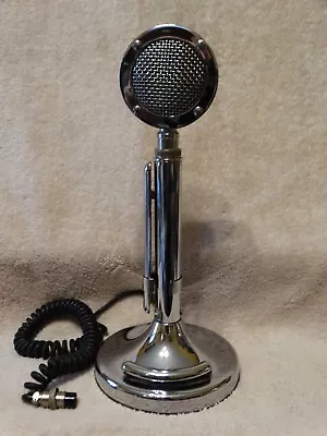 Lollipop Microphone Great Condition **appears To Be A Astatic Silver Eagle D104* • $78.77