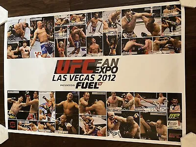 Lot Of 2 Different UFC Fan Expo Full Sized Posters Las Vegas • $19.99