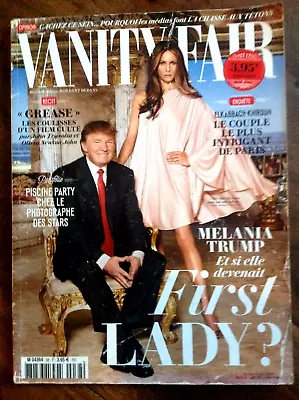 Vanity Fair Magazine Donald & Melania Trump 2016 Rare French Copy Aug 2016⭐⭐⭐⭐⭐⭐ • £13.50