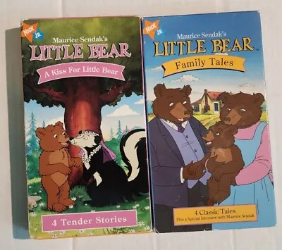 Maurice Sendak’s Family Tales & A Kiss For Little Bear (2 Playtested VHS) • $20