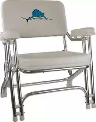 Springfield Marine Deck Chair W/ Sail Fish Embr. 1080021-EMB • $404.51