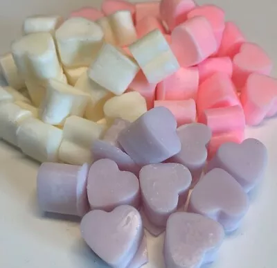 Highly Scented Mini Hearts Soy Wax Melts - Great Value 50/100 BUY 4 GET 1 FREE • £2.99