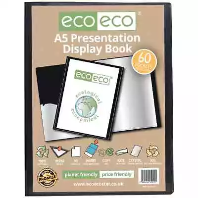 A5 Presentation Display Book 60 Pockets To View Eco 019 • £7.15