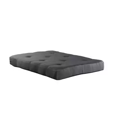 6 Inch Full Size Futon Mattress Tufted Couch Bed Polyester Cover Guest Sleeper • $123.73