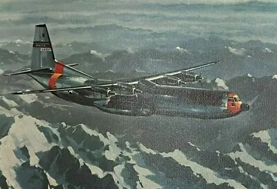 R.G. Smith Art US Air Force Douglas C-133 Cargomaster W/ Specs Painting RP Vtg • $27.50