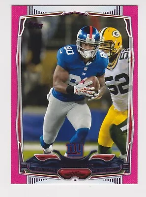 2014 Topps Football BCA Pink Parallel #22 Victor Cruz 267/499 • $2