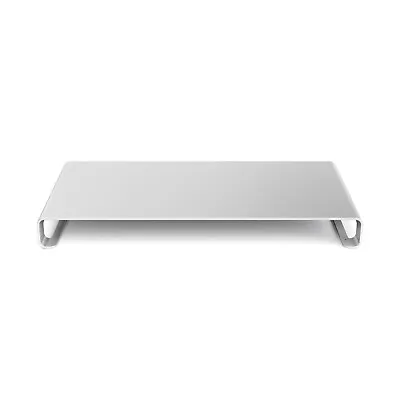 Imac Computer Monitor Desk Table Stand - Premium Aluminium Silver Finish • £19.99