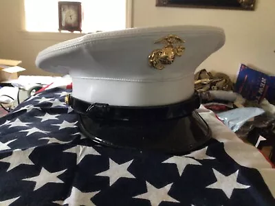 Marine Corps Dress White Hat • $65