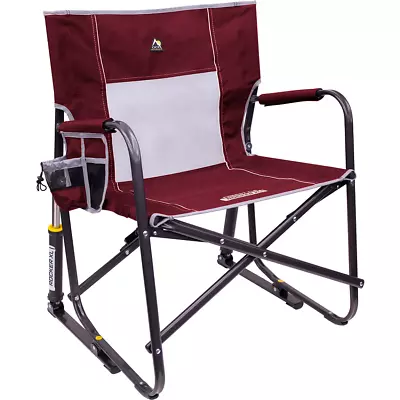 New GCI Outdoor Freestyle Rocker Mesh Chair Folding Portable Camping Cup Holder • $54.98