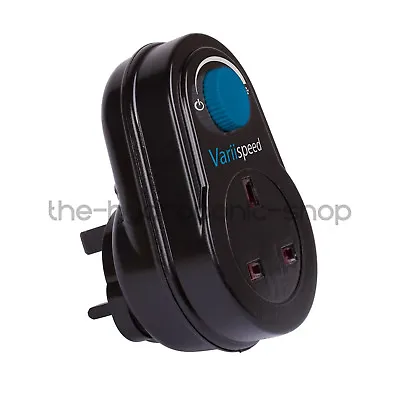 Variispeed 300W Plug In Variable Fan Speed Controller Hydroponics • £10.99