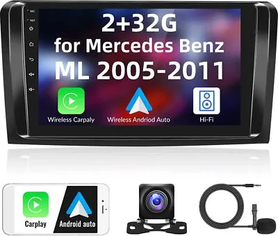 9  Android 11 Carplay Car Radio GPS Stereo Player For Mercedes Benz ML GL ML350 • $159.99