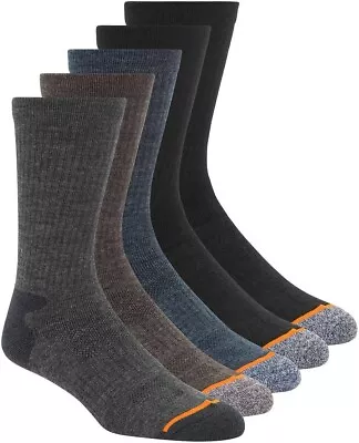Weatherproof Vintage Men's Outdoor Crew Socks Shoe Size 6-12 Multi Color 5 Pair • $12