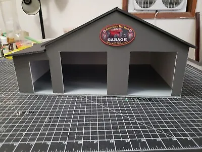 1:24 & 1:25 Scale Diorama 2 Bay Garage / Work Shop  GRAY  Pre-Assembled • $39.99