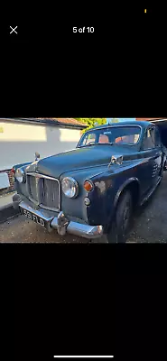 1963 Rover P4 95 2.6 Restoration Project Barn Find Running 2 Former Keepers • £500