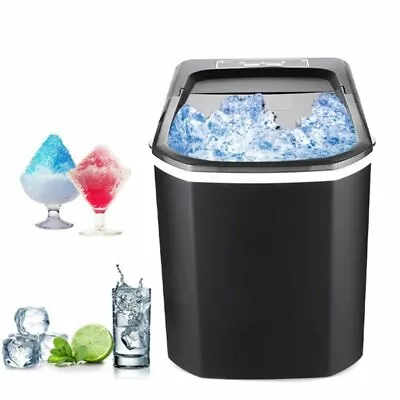 Electric Self-Cleaning Ice Maker Portable Compact Ice Machine Mini Cube 26lb/24h • $348.89
