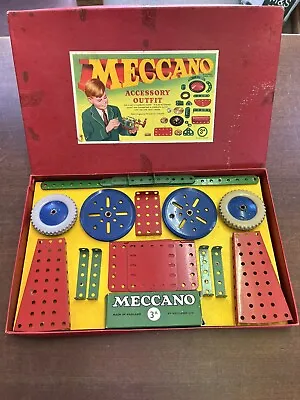 Vintage Meccano Outfit 3A From 1961 100% Complete In Original Box With Manual • £42.50