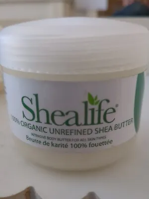 Shealife 100% Organic Unrefined Shea Butter - 100g New  • £8.99