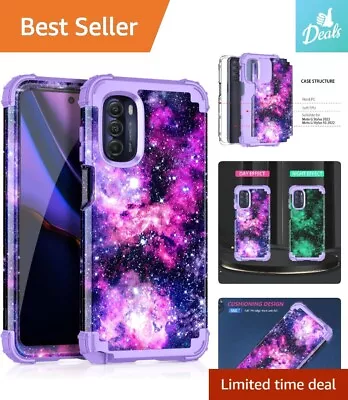 Purple Sky Case - Luminous Glow In Dark - Shockproof - Moto G Stylus 5G/4G • $17.09