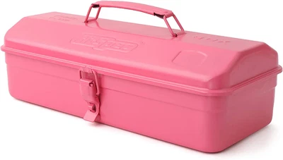 £33.35 • Buy Hi-Spec 1pc Pink Steel Metal Barn Tool Box Carry Case. Ladies Styled High-Gloss