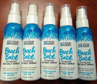 $15 • Buy 5X Not Your Mother’s Beach Babe Texturizing Sea Salt Spray W Sea Kelp 2 Oz Each