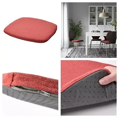 ÄLVGRÄSMAL Chair Pad Red 32.6/31.3x33x3 Cm • £20.55