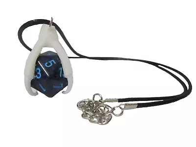Men's Necklace Dragon Claw Holding Dice Gaming Goth Fantasy Jewelry • $12.99