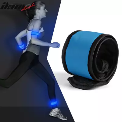 LED Slap Armband Lights Glow Band Strap For Running Cycling Biking Jogging 35cm • $1.99