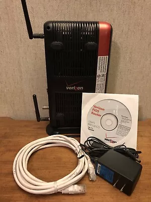 Verizon FIOS Actiontec MI424WR Router W/ Stand Ethernet Cable & Manual CD • $24.90