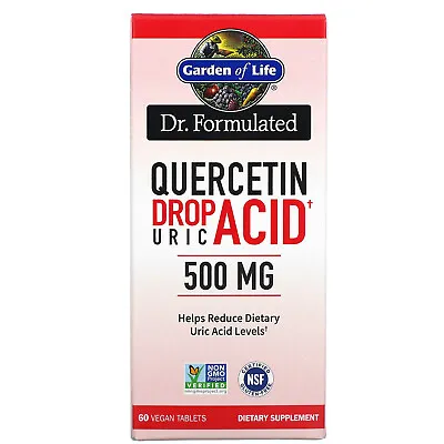$24.23 • Buy Dr. Formulated, Quercetin Drop Uric Acid, 500 Mg, 60 Vegan Tablets