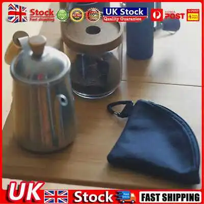 £7.69 • Buy Waterproof Manual Coffee Filter Paper Storage Bag Organizer Pouch (Black) H1
