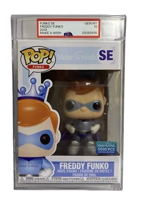 Graded Gem Mint PSA 10 Make A Wish Freddy Funko POP! #SE (2018) Limited 5000 PCS • $6500