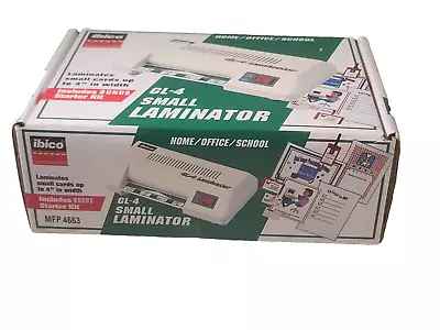 Ibico GL-4 Small Laminator Home/Office/School 4  Width W/Starter Kit Bonus • $69.99