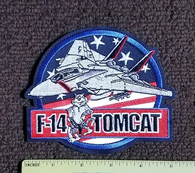 F-14 TOMCAT US Navy VF Top Gun Grumman Fighter Squadron LARGE  Patch • $16.55
