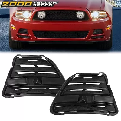 Fit For 2013-2014 Ford Mustang Fog Light Cover Set FO1039134 FO1038134 Pair • $13.50