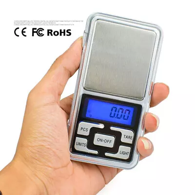 $8.90 • Buy Pocket Digital Mini SCALES 500g / 0.01g Weight Balance Micro Precision JEWELLERY