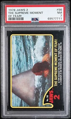 1978 Jaws 2 #56 THE SUPREME MOMENT OF FEAR! PSA 7 NM • $25