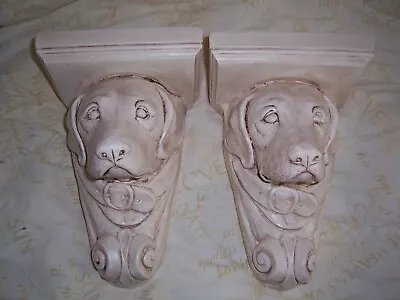 £25 • Buy 1 Dog Architectural Ornate Plaster Corbel Bracket Shelf Wall Decor Plaque Animal