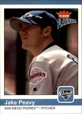 2004 Fleer Platinum  #116 Jake Peavy - NM-MT  • $0.99