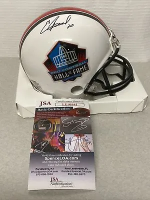 ED REED Signed Auto HOF Mini Helmet COA JSA Baltimore Ravens Miami Hurricanes • $199.99